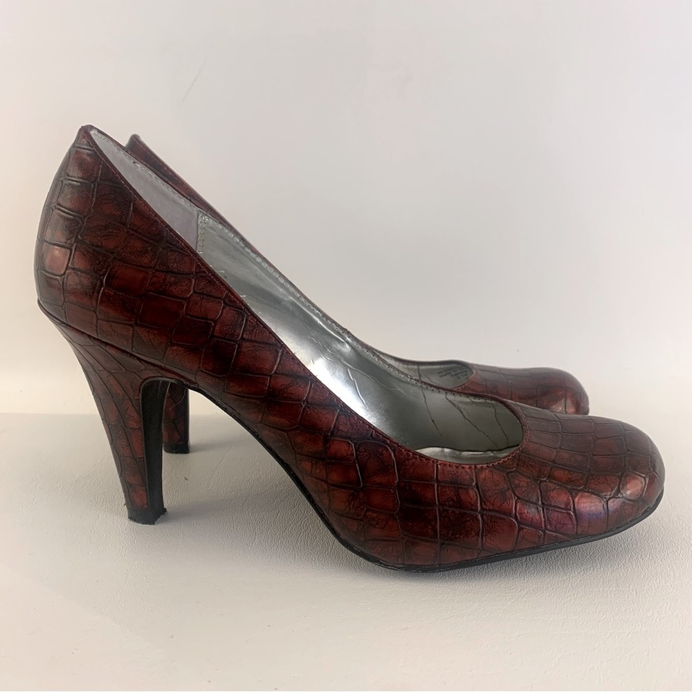 Style & Co. Burgandy Heels Pumps
